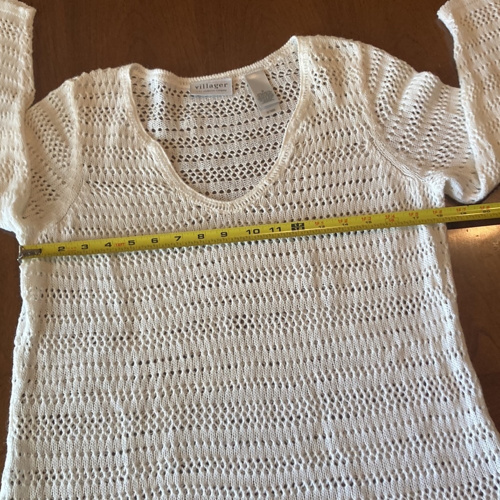 VILLAGER Liz Claiborne Knit Sweater - size womens Medium - Picture 12 of 16